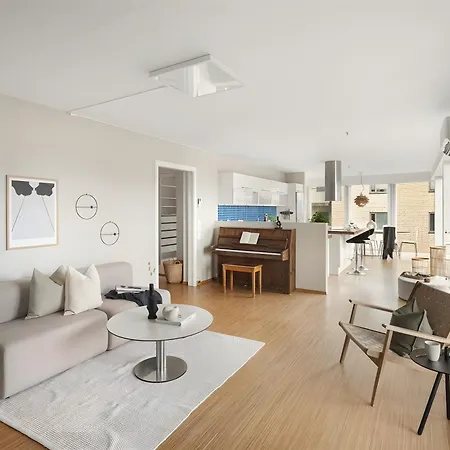公寓 Top-floor With Balcony And Sea View 卑爾根